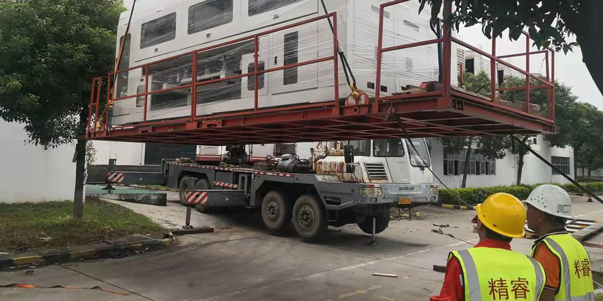 著名玻璃生產企業生產線搬遷